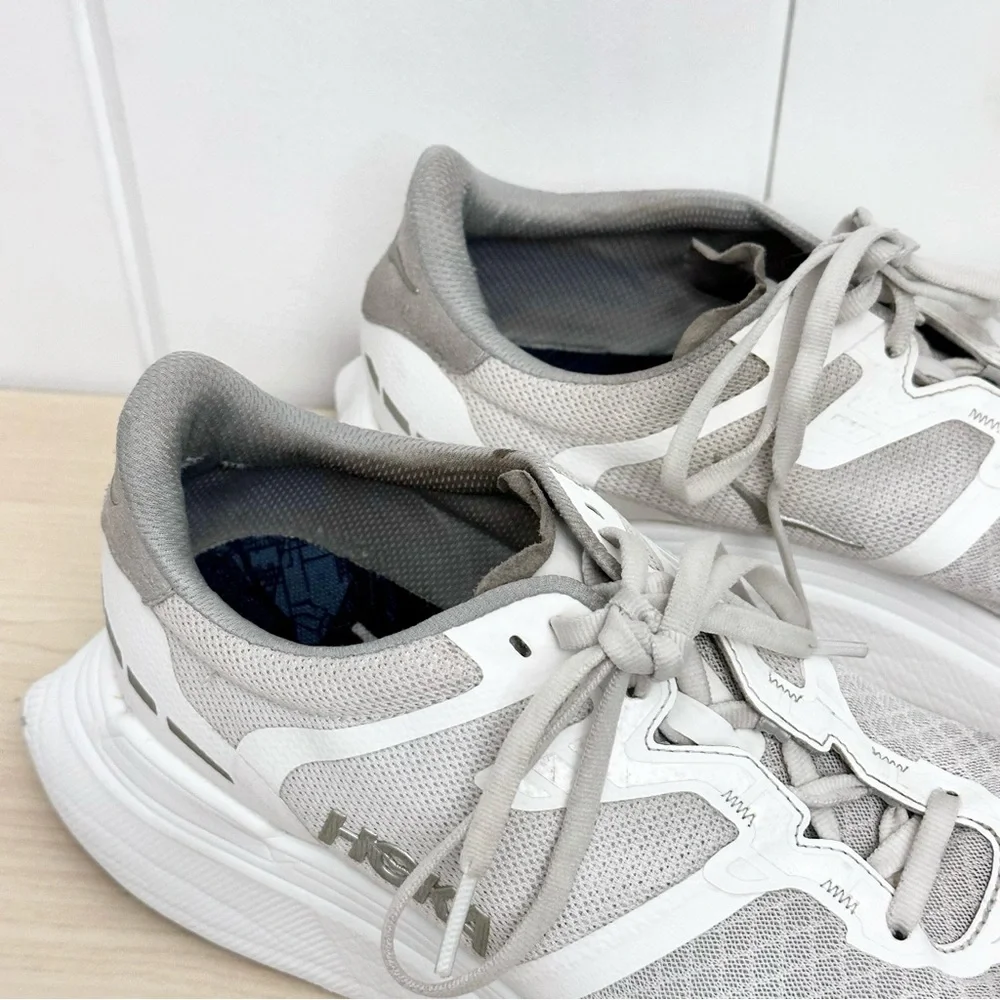 Hoka Unisex Hoka Transport X Shoes In White/White Size W10 / M9